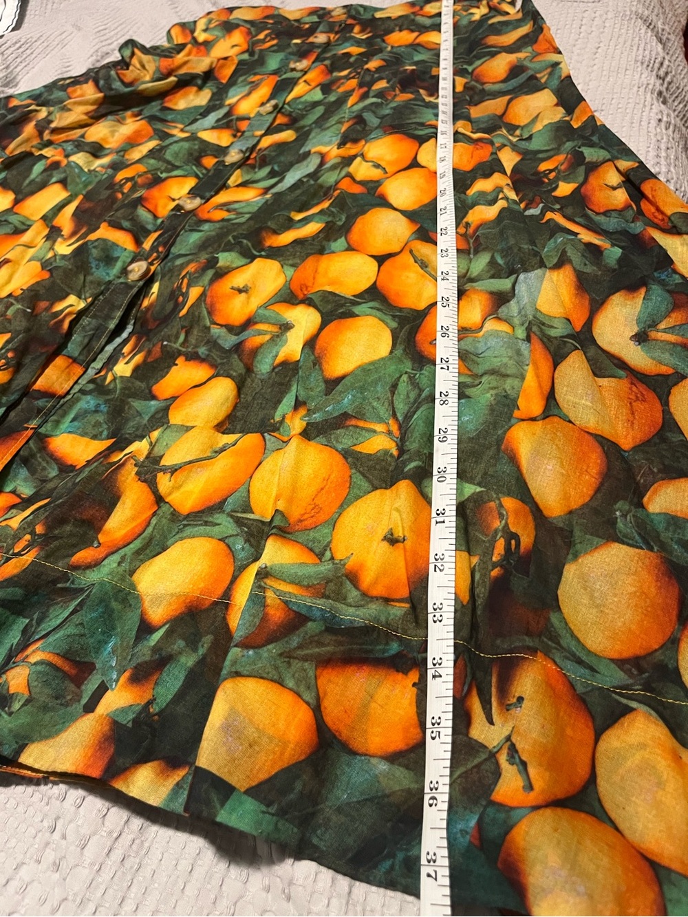 Anthropologie Maeve Summer Orchard Skirt - Picture 7 of 8